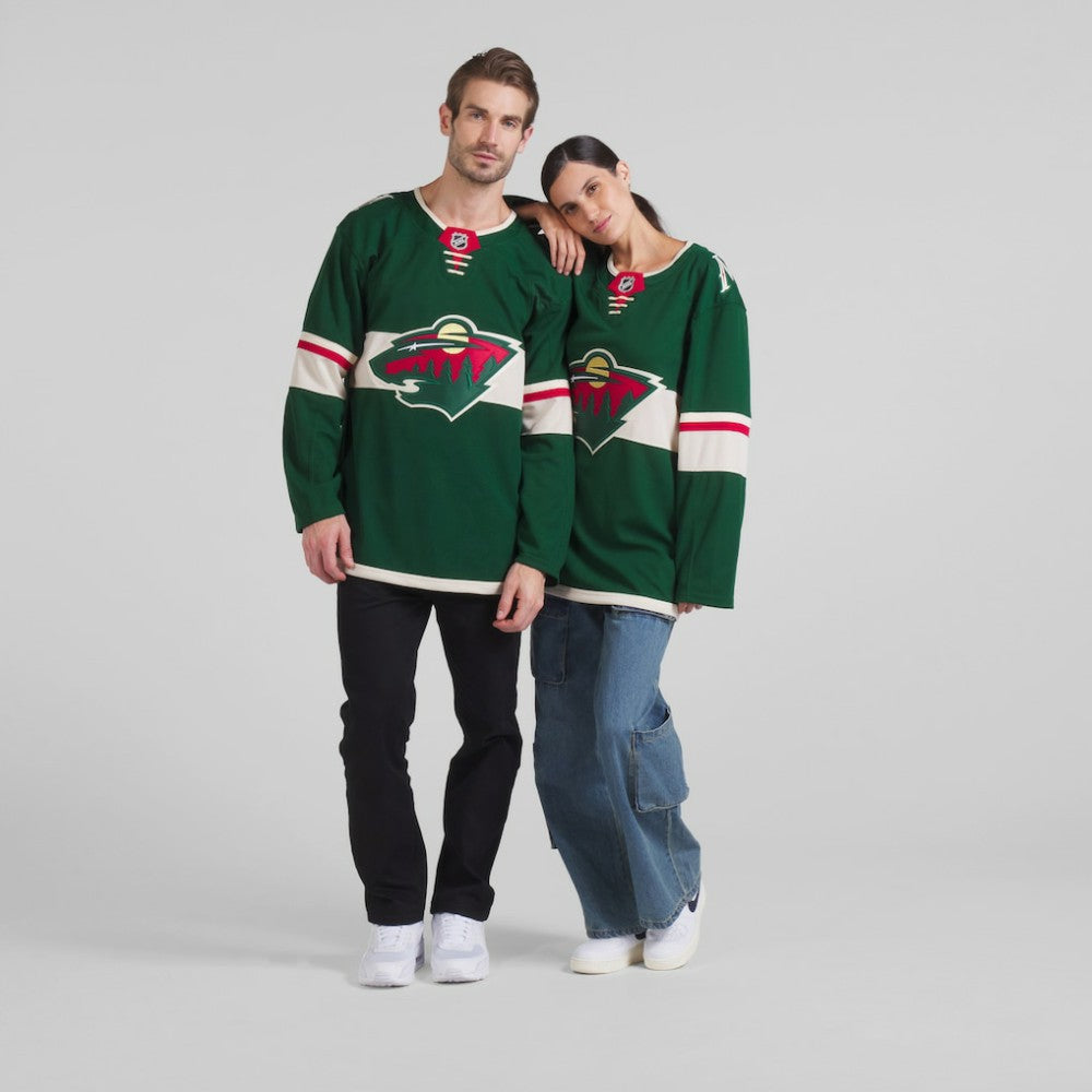 NHL Green Minnesota Wild Fanatics Home Premium Jersey