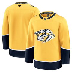 NHL Yellow Nashville Predators Fanatics Home Premium Jersey