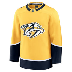 NHL Yellow Nashville Predators Fanatics Home Premium Jersey