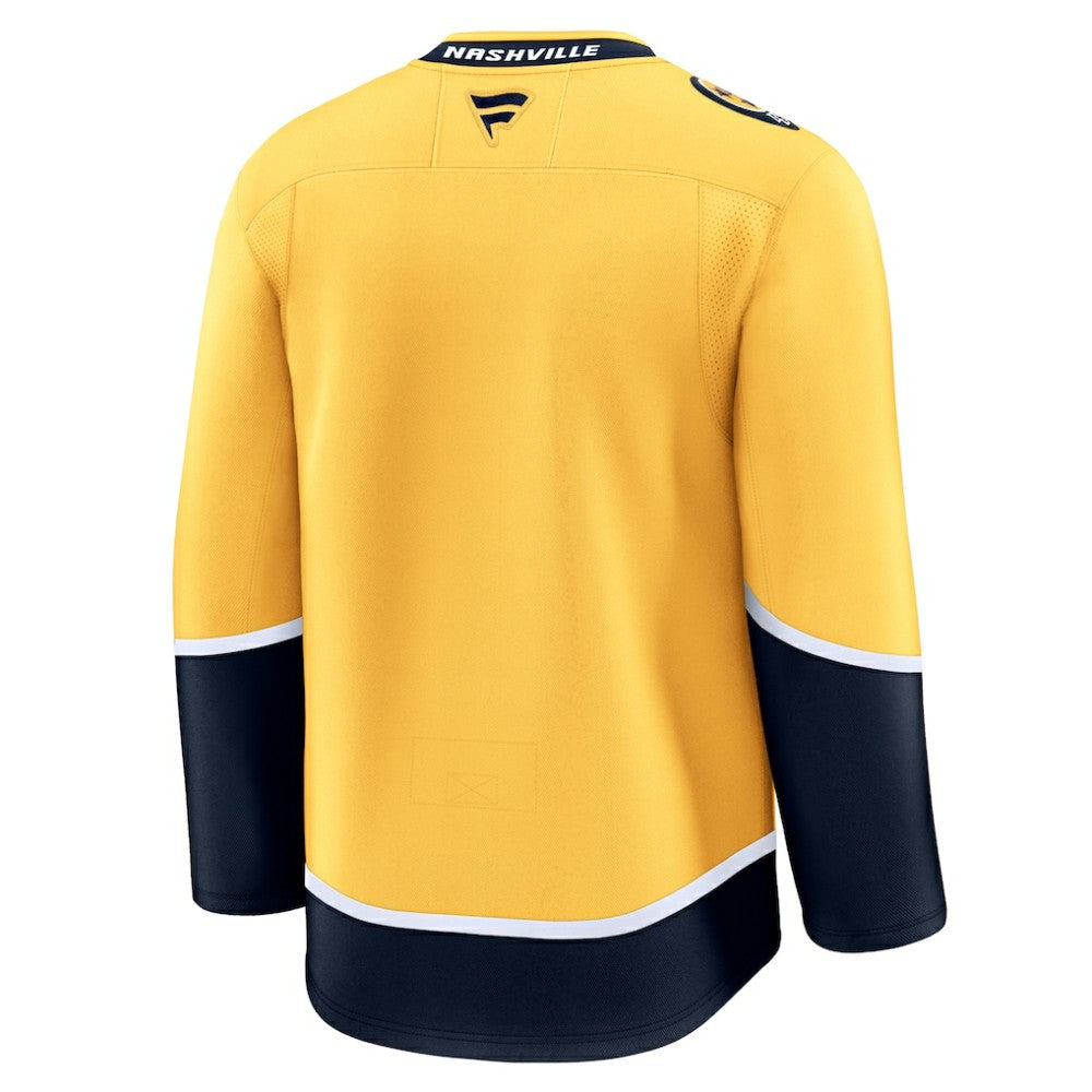 NHL Yellow Nashville Predators Fanatics Home Premium Jersey