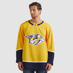 NHL Yellow Nashville Predators Fanatics Home Premium Jersey