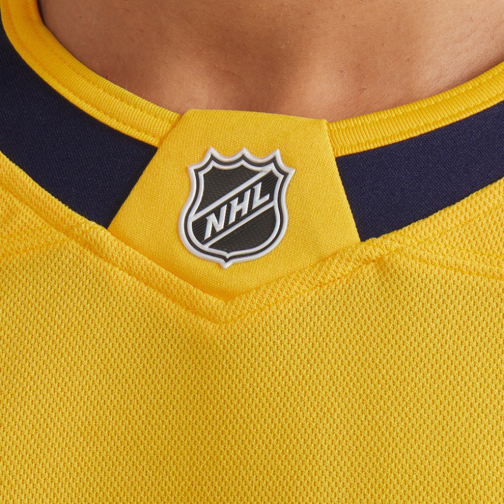 NHL Yellow Nashville Predators Fanatics Home Premium Jersey