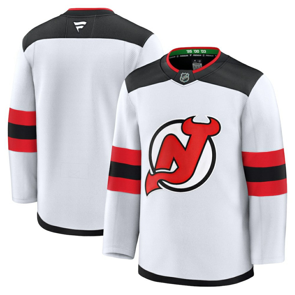 NHL White New Jersey Devils Fanatics Away Premium Jersey