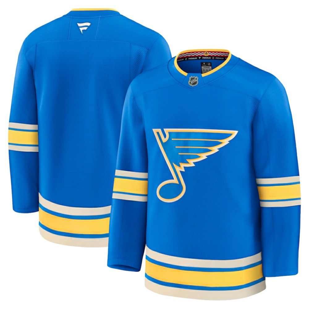 NHL Blue St. Louis Blues Fanatics Alternate Premium Jersey