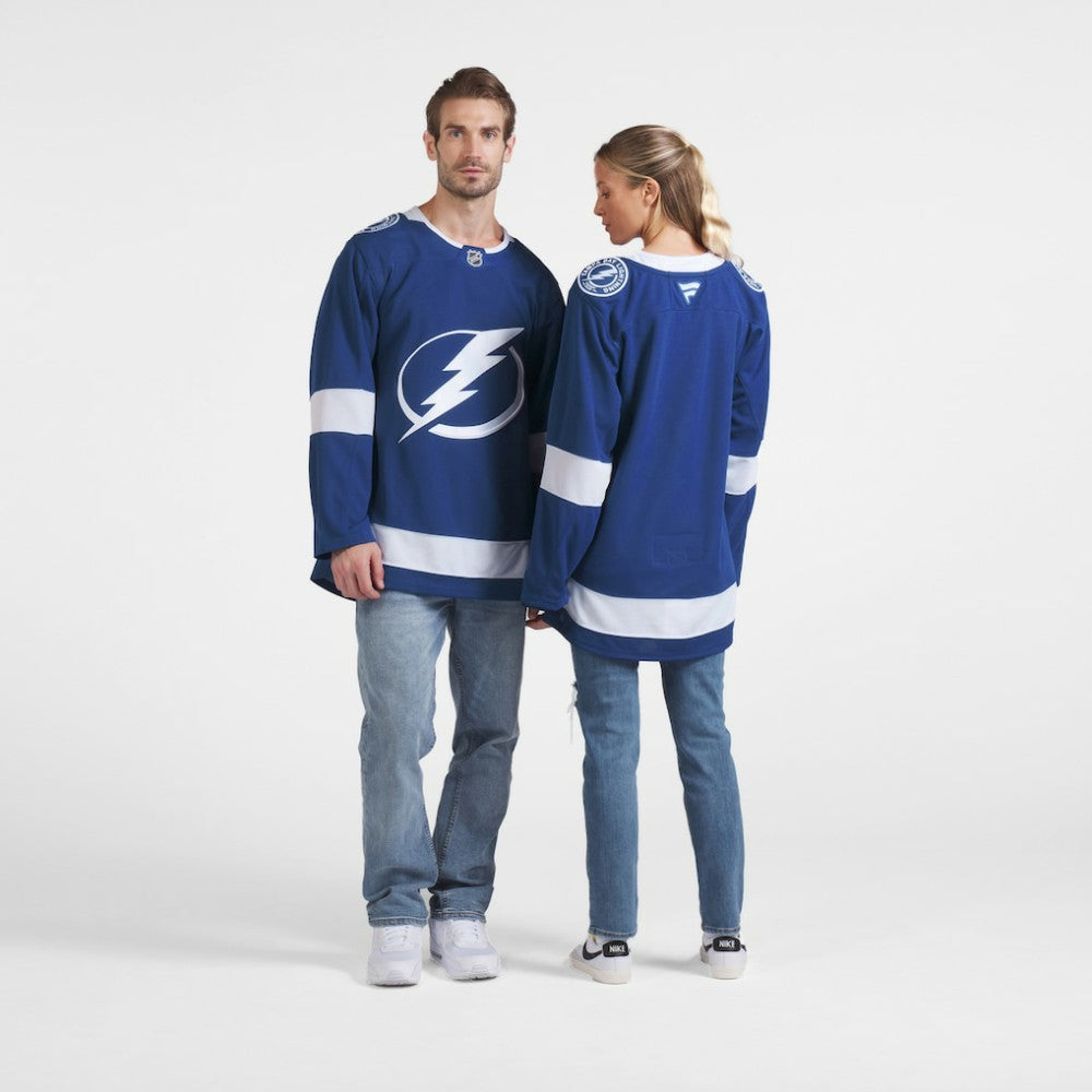 NHL Blue Tampa Bay Lightning Fanatics Home Premium Jersey