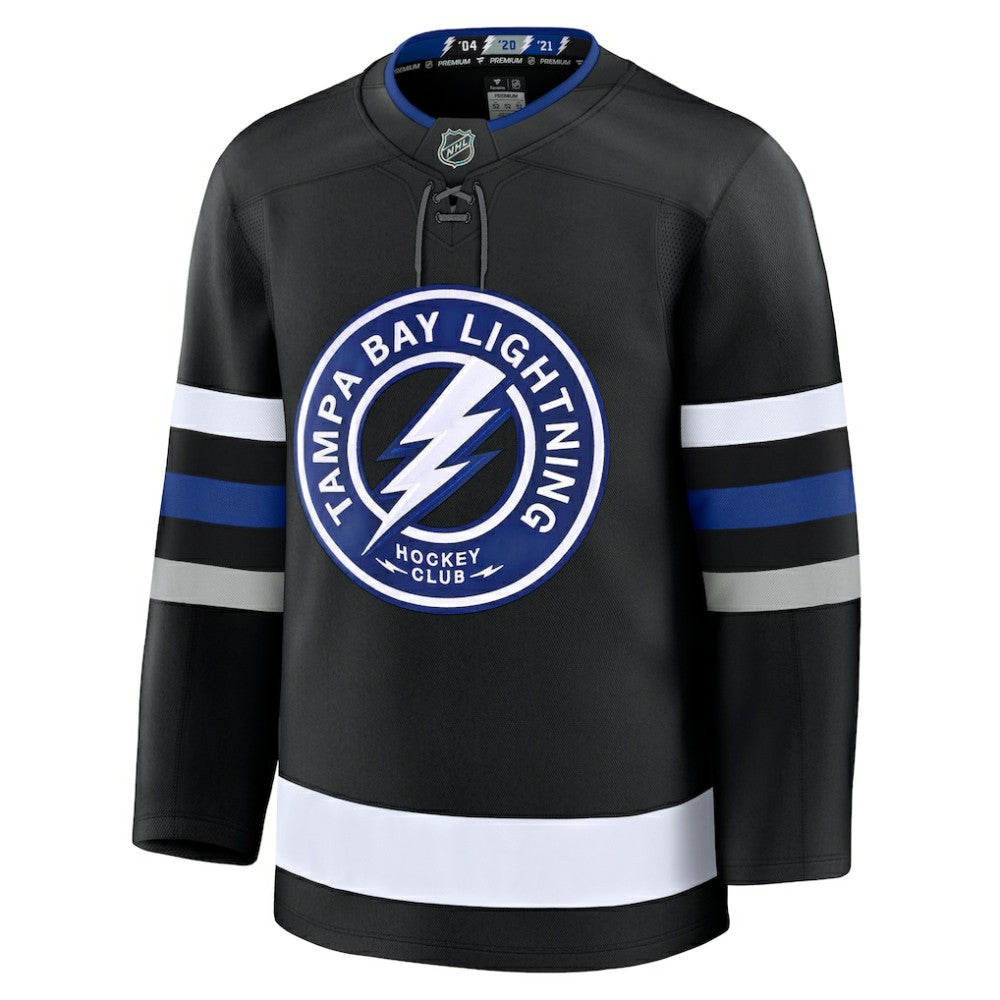 NHL Black Tampa Bay Lightning Fanatics Alternate Premium Jersey
