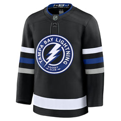 NHL Black Tampa Bay Lightning Fanatics Alternate Premium Jersey