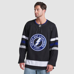 NHL Black Tampa Bay Lightning Fanatics Alternate Premium Jersey