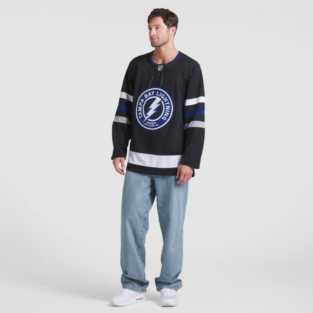 NHL Black Tampa Bay Lightning Fanatics Alternate Premium Jersey