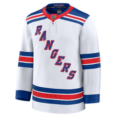 NHL White New York Rangers Fanatics Away Premium Jersey