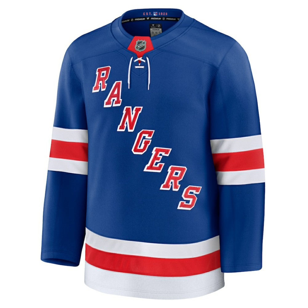 NHL Blue New York Rangers Fanatics Home Premium Jersey