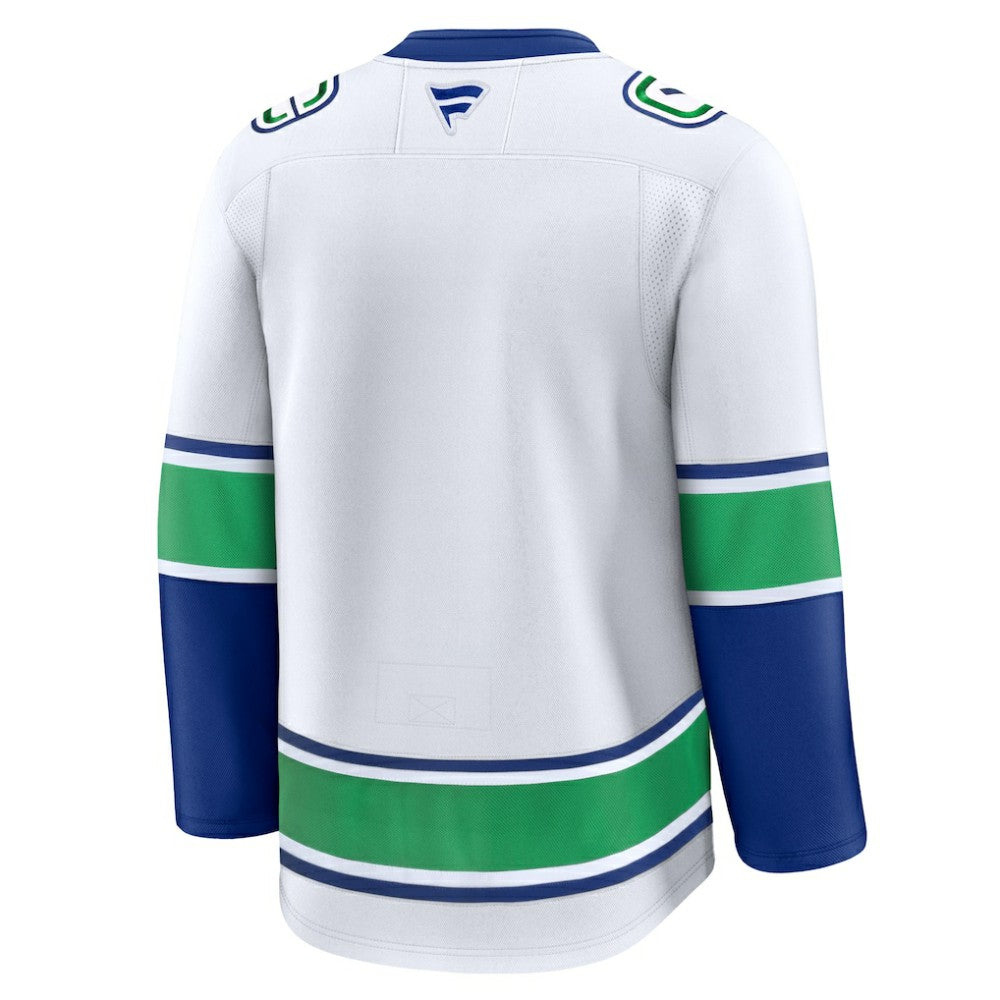 NHL White Vancouver Canucks Fanatics Away Premium Jersey