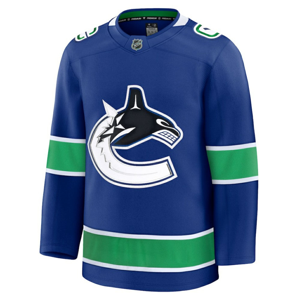 NHL Blue Vancouver Canucks Fanatics Home Premium Jersey