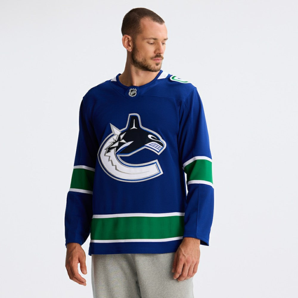 NHL Blue Vancouver Canucks Fanatics Home Premium Jersey
