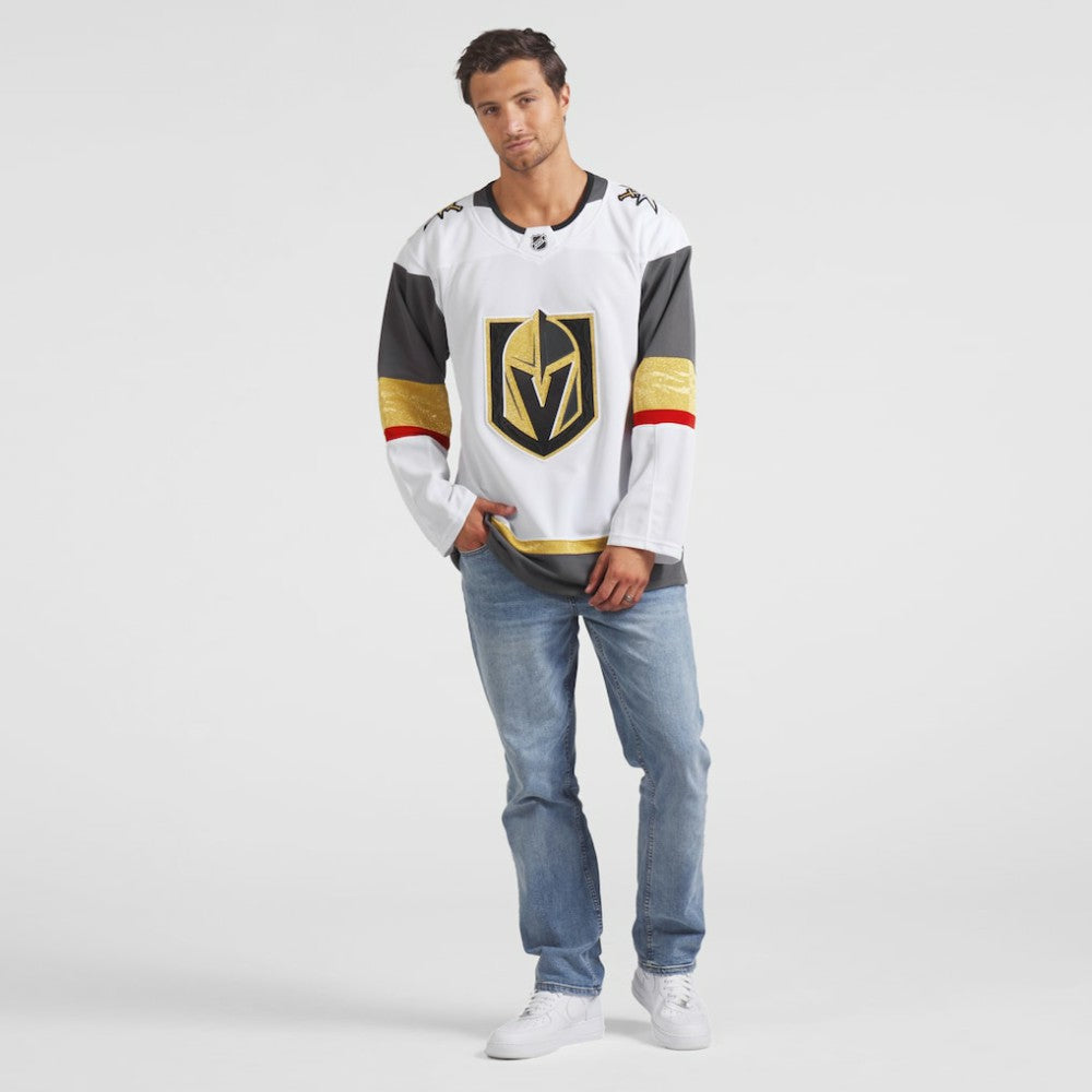 NHL White Vegas Golden Knights Fanatics Away Premium Jersey