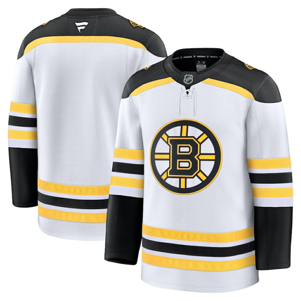 NHL White Boston Bruins Fanatics Away Premium Jersey