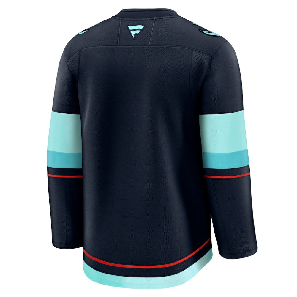 NHL Deep Sea Blue Seattle Kraken Fanatics Home Premium Jersey