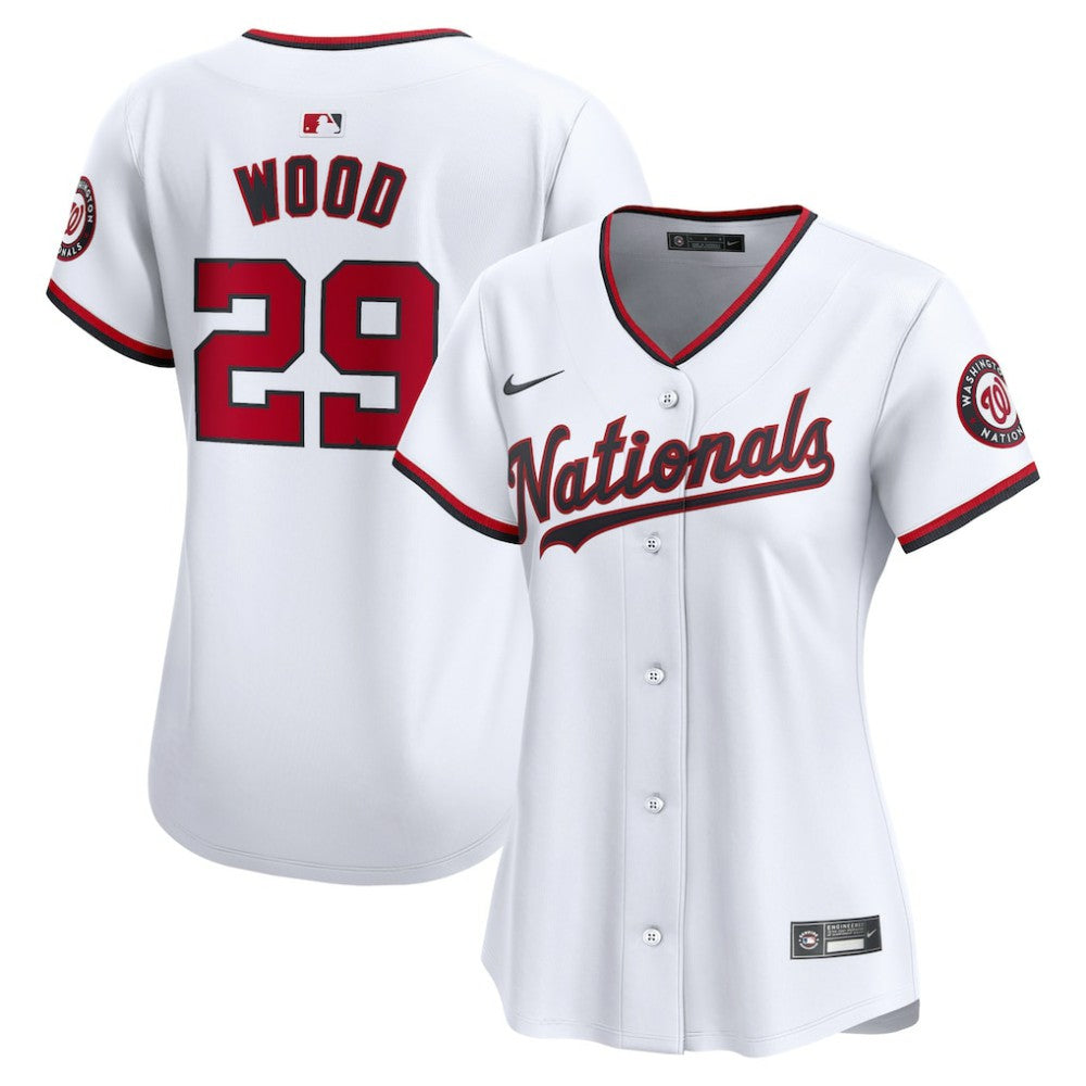 MLB James Wood Washington Nationals Nike Women's Home Limited Player Jersey