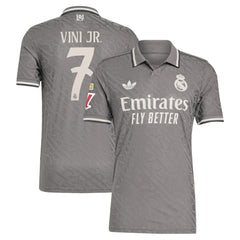 Vini Jr. Real Madrid Originals 2024/25 Third Player Jersey - Adidas Charcoal