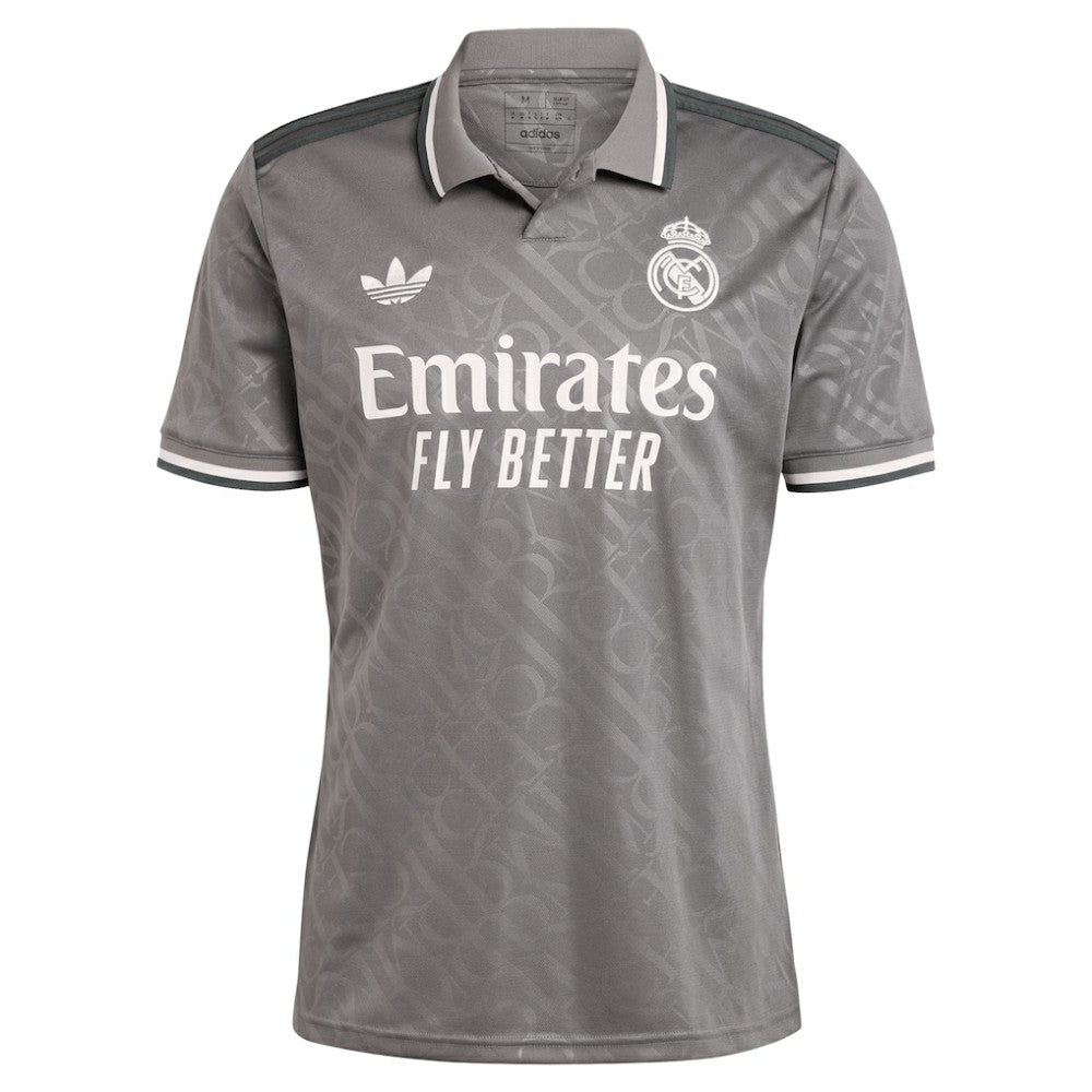 Vini Jr. Real Madrid Originals 2024/25 Third Replica Player Jersey - Adidas Charcoal