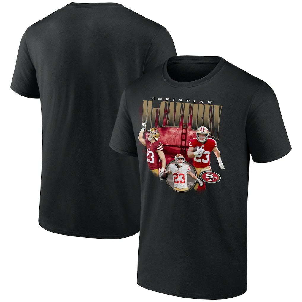 Christian McCaffrey  Notorious Player Graphic T-Shirt - San Francisco 49ers