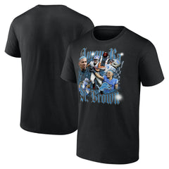 Amon-Ra St. Brown  Notorious Player Graphic T-Shirt - Detroit Lions