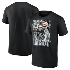 Maxx Crosby  Notorious Player Graphic T-Shirt - Las Vegas Raiders