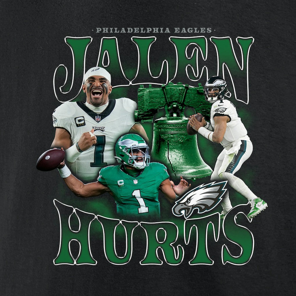 Jalen Hurts  Notorious Player Graphic T-Shirt - Philadelphia Eagles