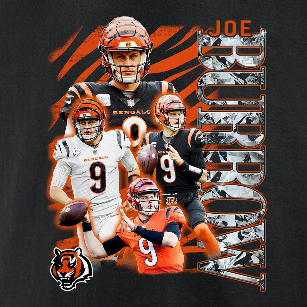 Joe Burrow  Notorious Player Graphic T-Shirt - Cincinnati Bengals
