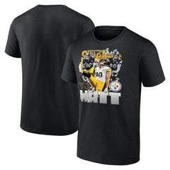 T.J. Watt  Notorious Player Graphic T-Shirt - Pittsburgh Steelers