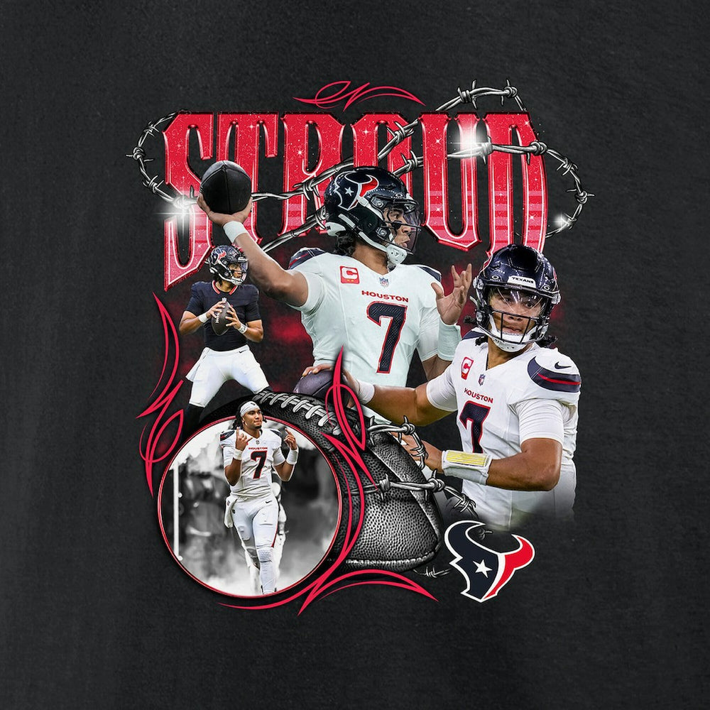 C.J. Stroud  Notorious Player Graphic T-Shirt - Houston Texans