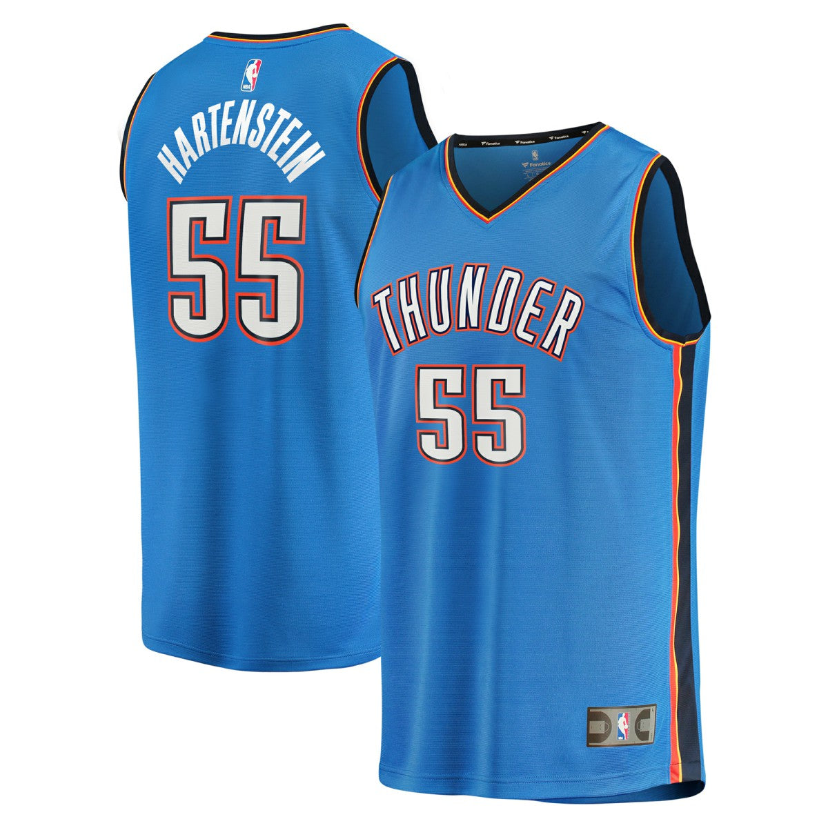 NBA Isaiah Hartenstein Oklahoma City Thunder Fast Break Replica Player Jersey