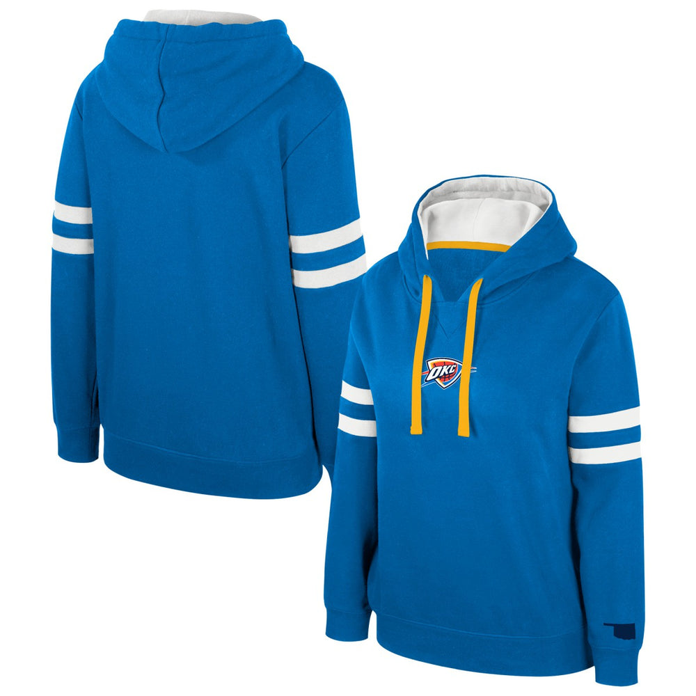 NBA Oklahoma City Thunder Stadium Essentials Women's Road Game Pullover Hoodie