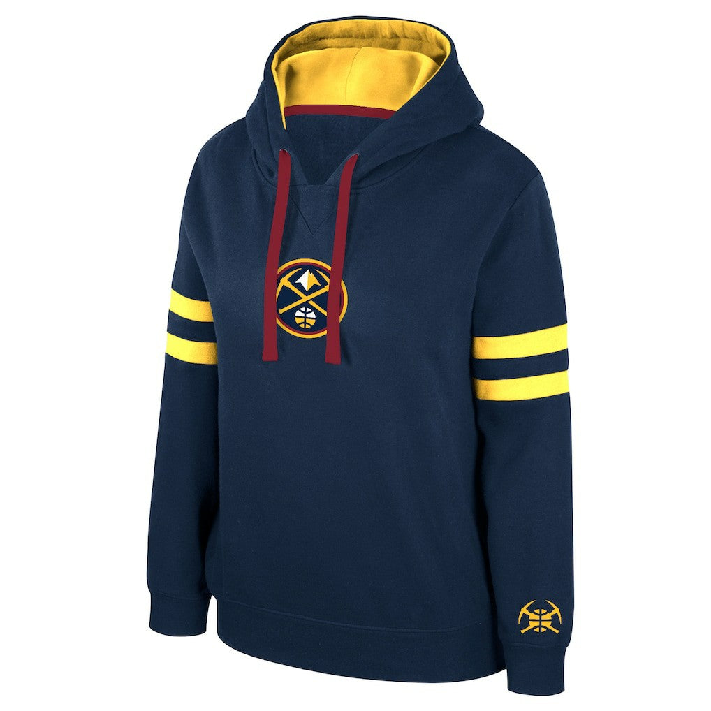NBA Denver Nuggets Stadium Essentials Women's Road Game Pullover Hoodie sale
