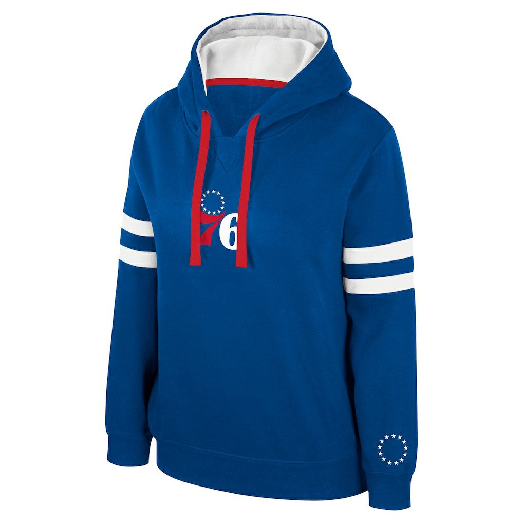 NBA Philadelphia 76ers Stadium Essentials Women's Road Game Pullover Hoodie