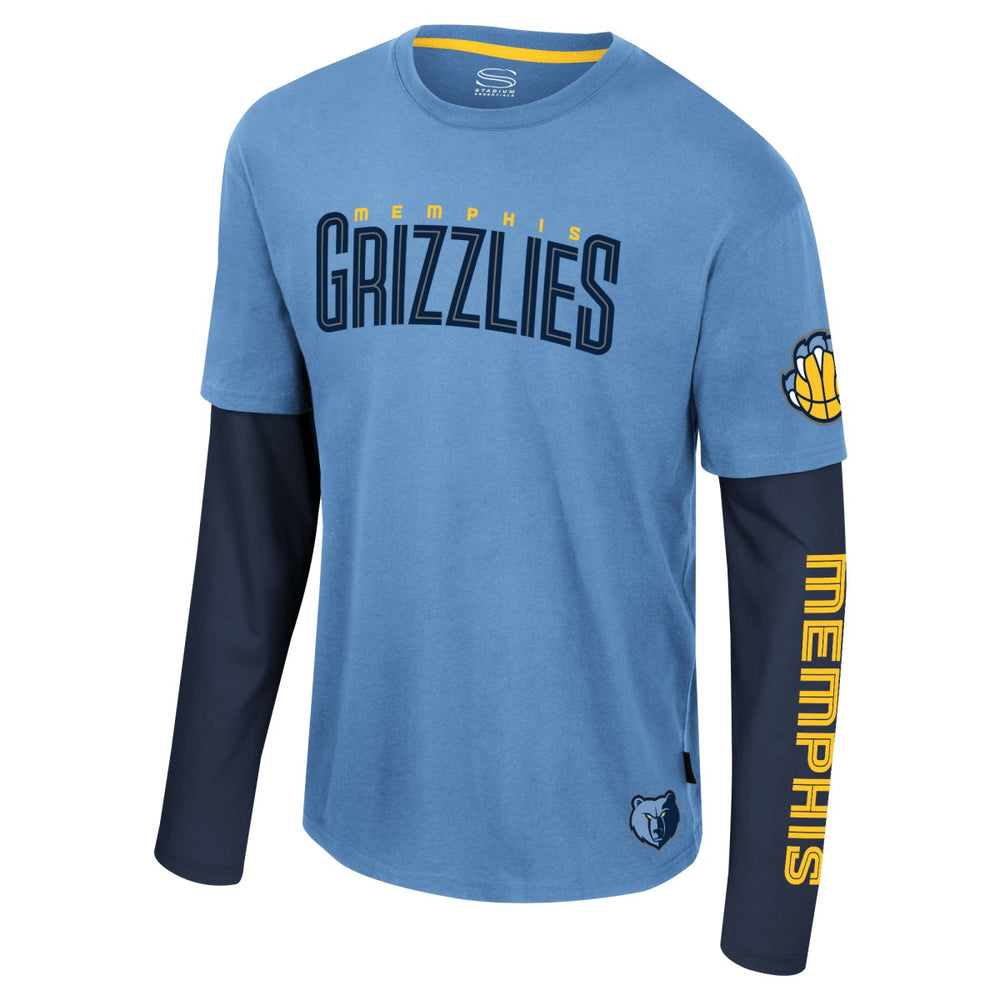 NBA Memphis Grizzlies Stadium Essentials Unisex Spectator 2fer Long Sleeve T-Shirt