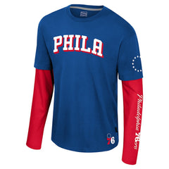 NBA Philadelphia 76ers Stadium Essentials Unisex Spectator 2fer Long Sleeve T-Shirt