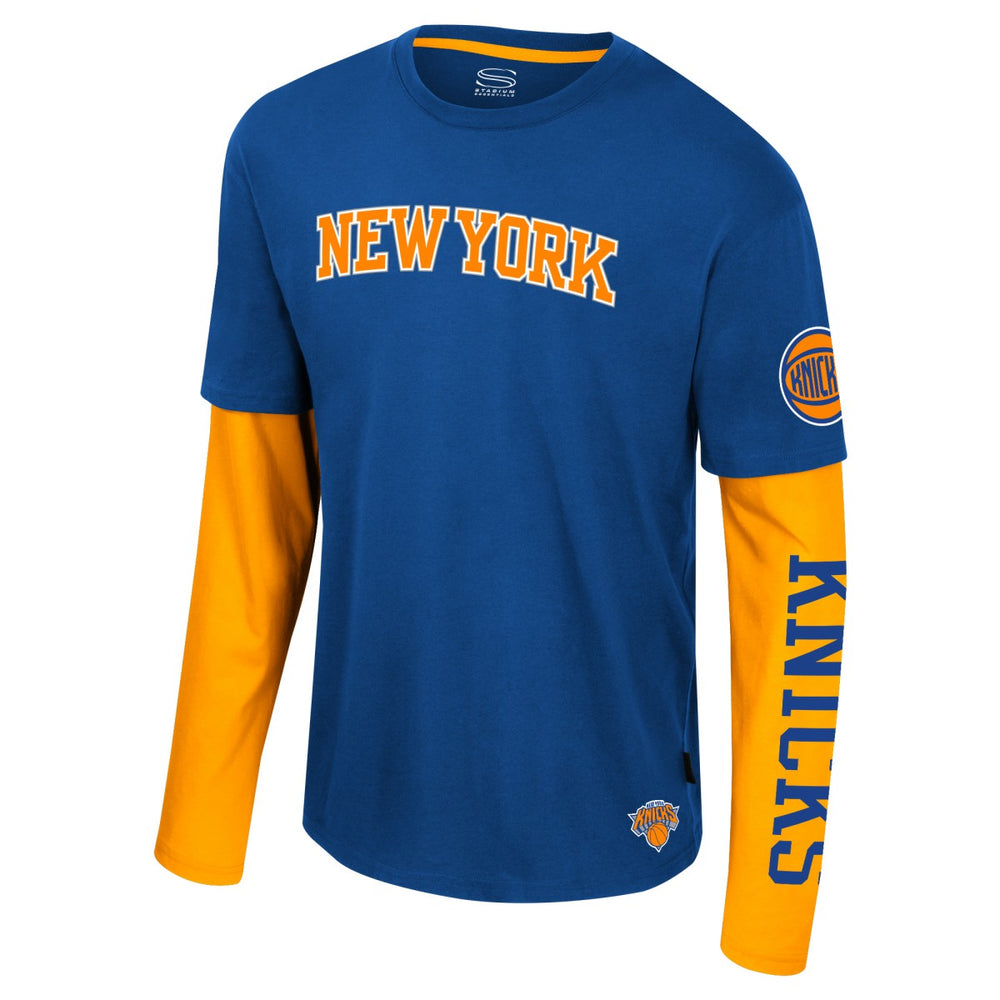 NBA New York Knicks Stadium Essentials Unisex Spectator 2fer Long Sleeve T-Shirt