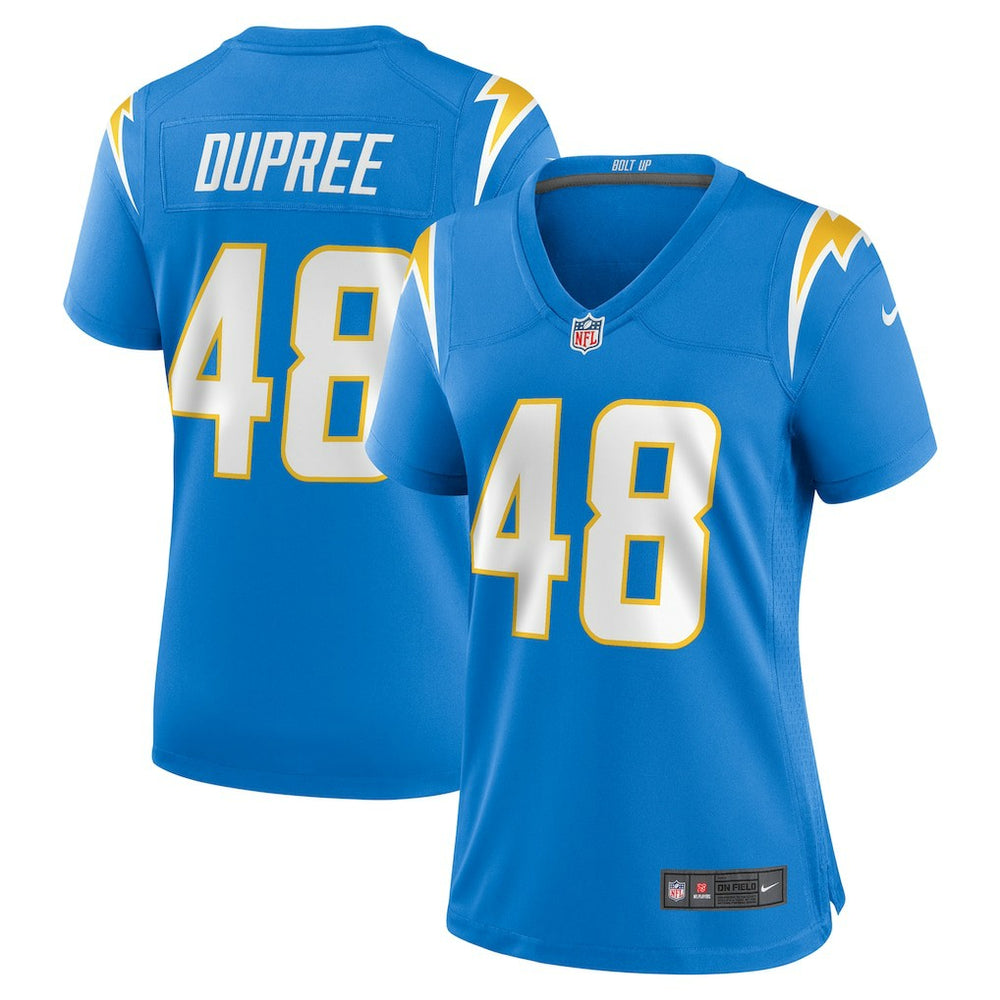 Bud Dupree  Women's Team Game Jersey - Los Angeles Chargers