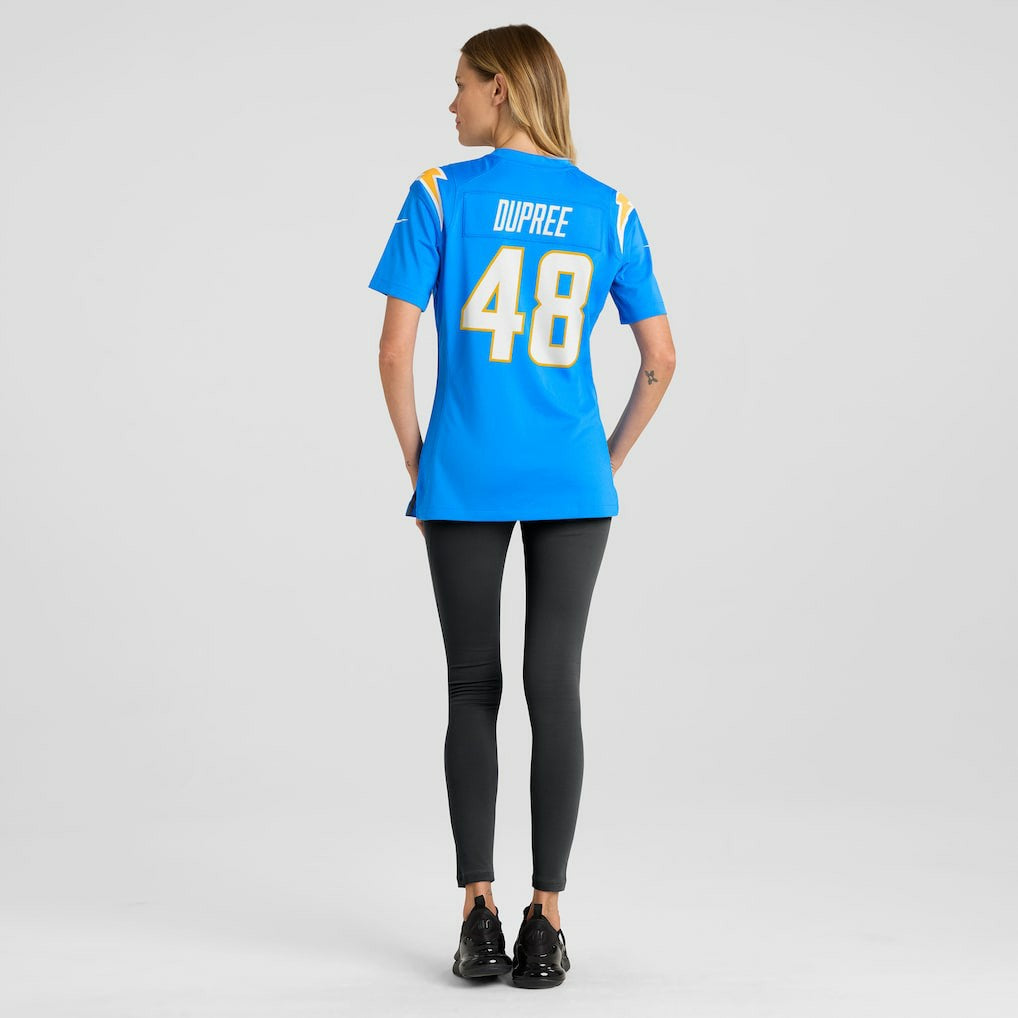 Bud Dupree  Women's Team Game Jersey - Los Angeles Chargers