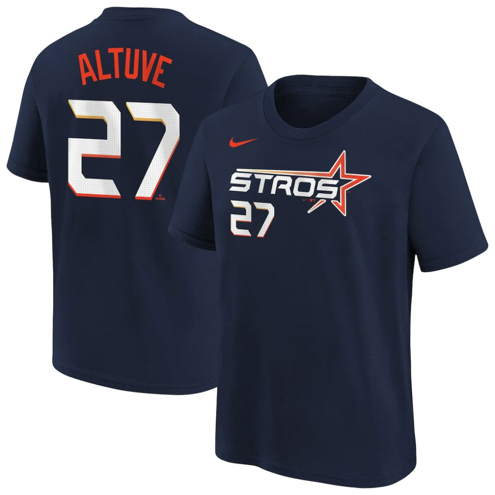 MLB Jose Altuve Houston Astros Nike Youth Fuse City Connect Name & Number T-Shirt