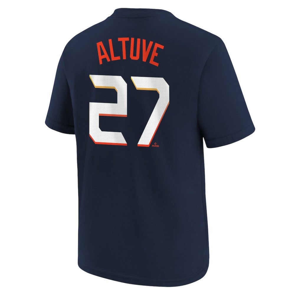 MLB Jose Altuve Houston Astros Nike Youth Fuse City Connect Name & Number T-Shirt