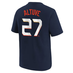 MLB Jose Altuve Houston Astros Nike Youth Fuse City Connect Name & Number T-Shirt