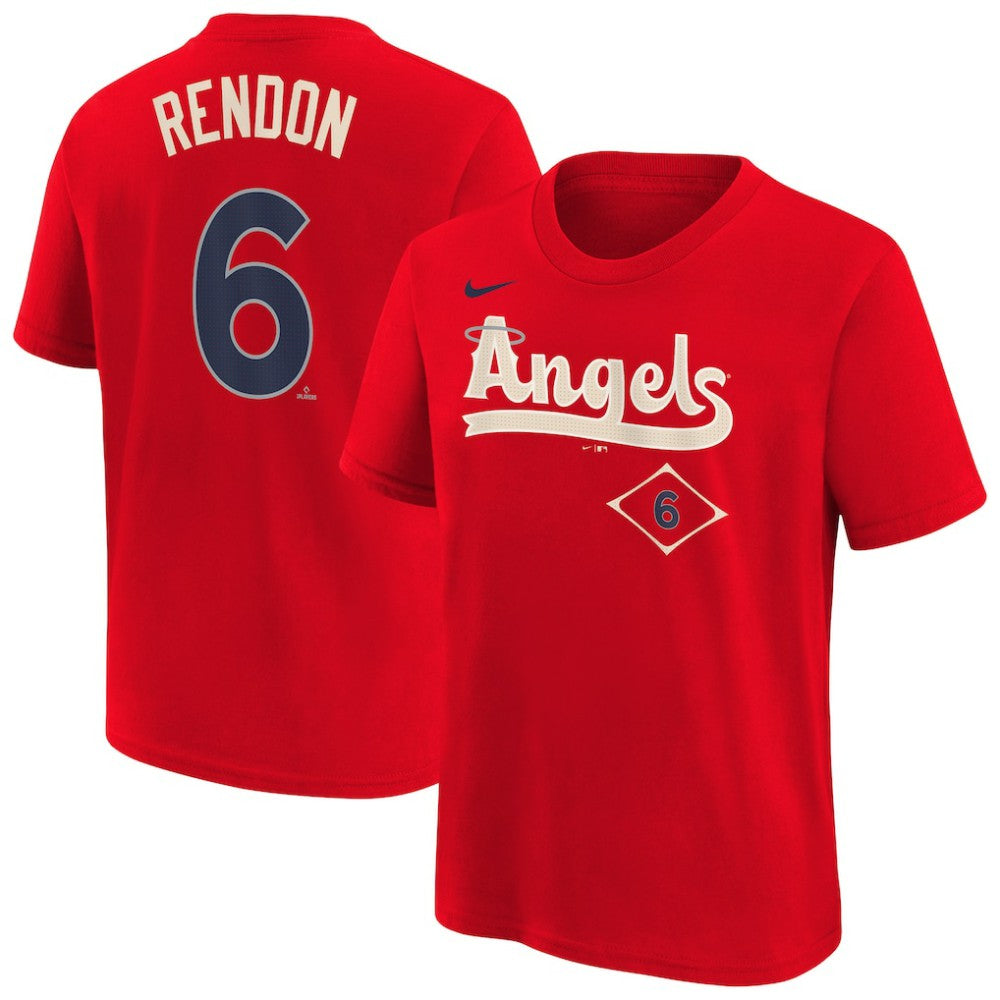 MLB Anthony Rendon Los Angeles Angels Nike Youth Fuse City Connect Name & Number T-Shirt