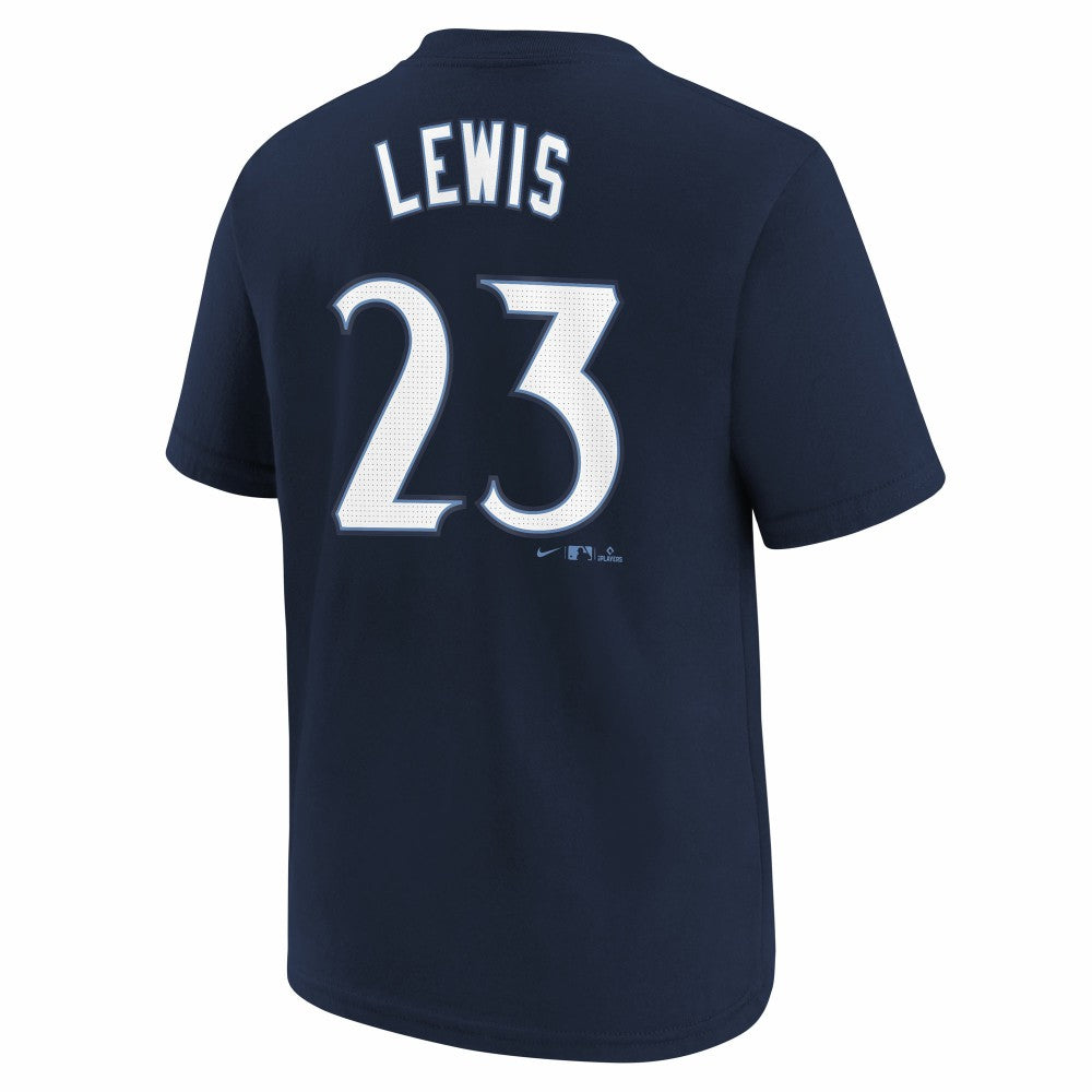 MLB Royce Lewis Minnesota Twins Nike Youth Fuse City Connect Name & Number T-Shirt