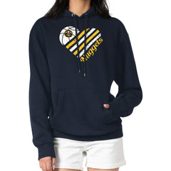 NBA Denver Nuggets G-III 4Her by Carl Banks Women's Team Heart Tri-Blend Pullover Hoodie sale