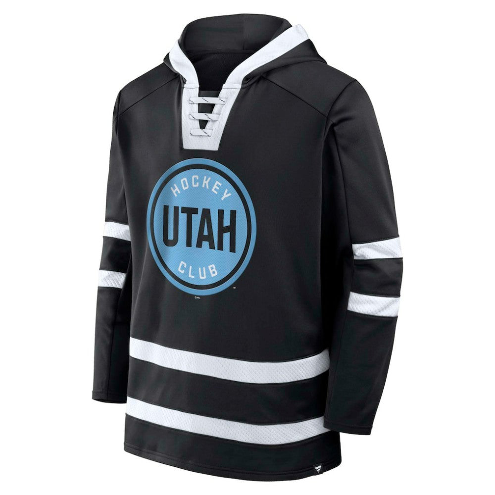 NHL Black Utah Mammoth Fanatics Inside Line Pullover Hoodie