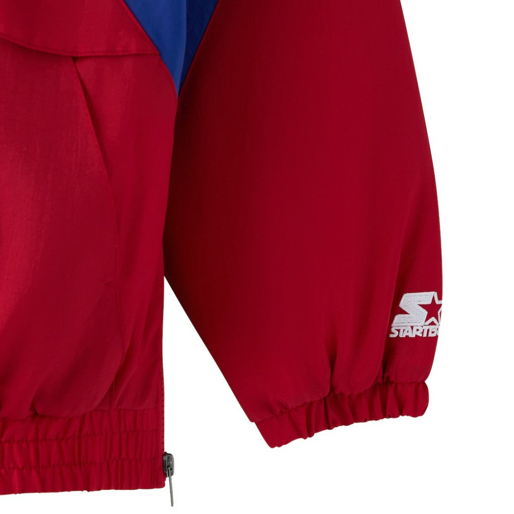 NHL Red Montreal Canadiens OVO x Starter Half-Zip Hooded Jacket