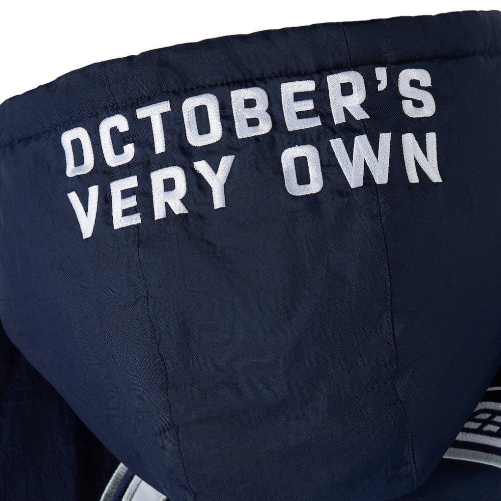 NHL Blue Vancouver Canucks OVO x Starter Half-Zip Hooded Jacket