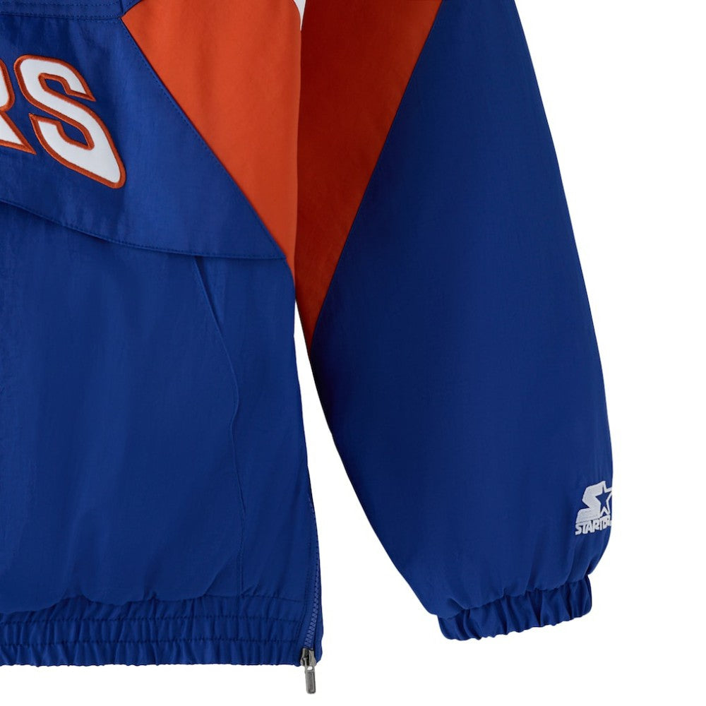 NHL Royal Edmonton Oilers OVO x Starter Half-Zip Hooded Jacket